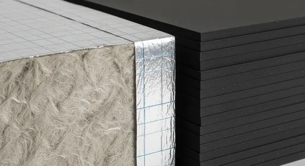 Wełna mineralna lamellowa z folią aluminiową do izolacji kanałów