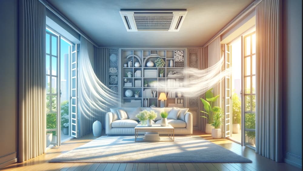 wietrzenie mieszkania