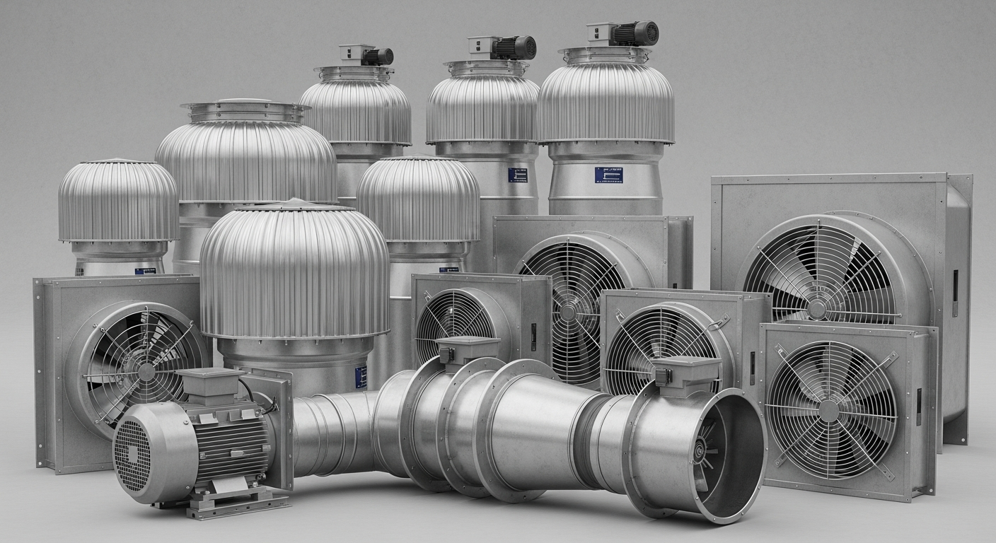 Wentylatory — produkty wentylacyjne w ofercie hurtowni Ventido Szczecin